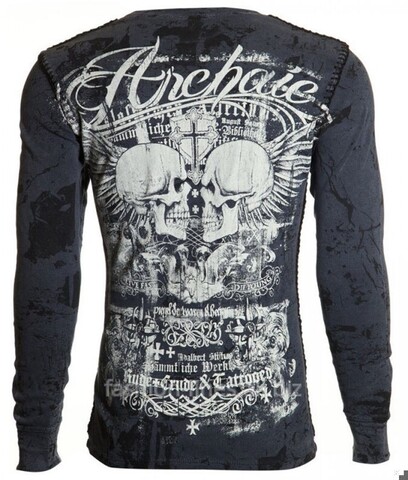 Пуловер CRUDE Charcoal Archaic от Affliction