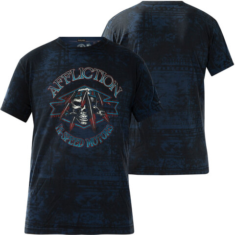 Affliction | Футболка мужская Diamond Head A25172 перед и сзади