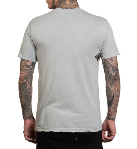 Affliction | Футболка мужская Dark Attack Tee A27159 сзади